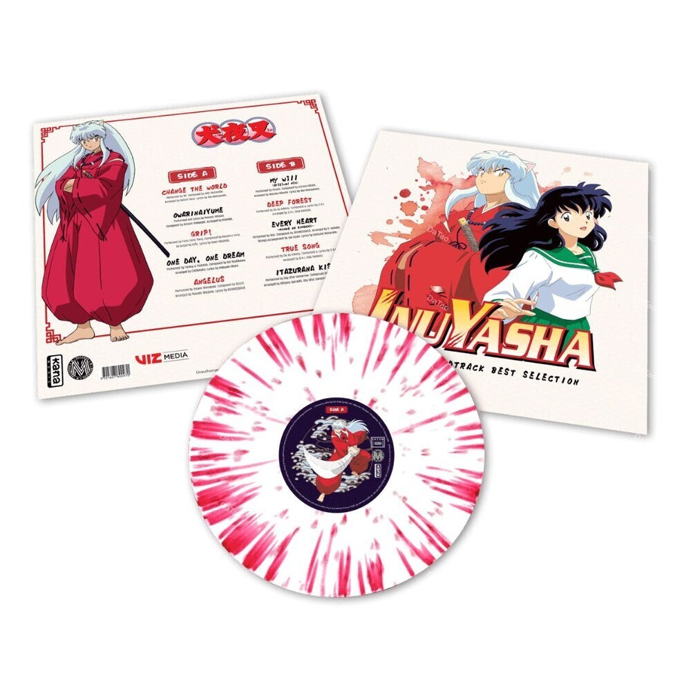 InuYasha 犬夜叉 OST - Best Selection LP (潑濺彩膠)