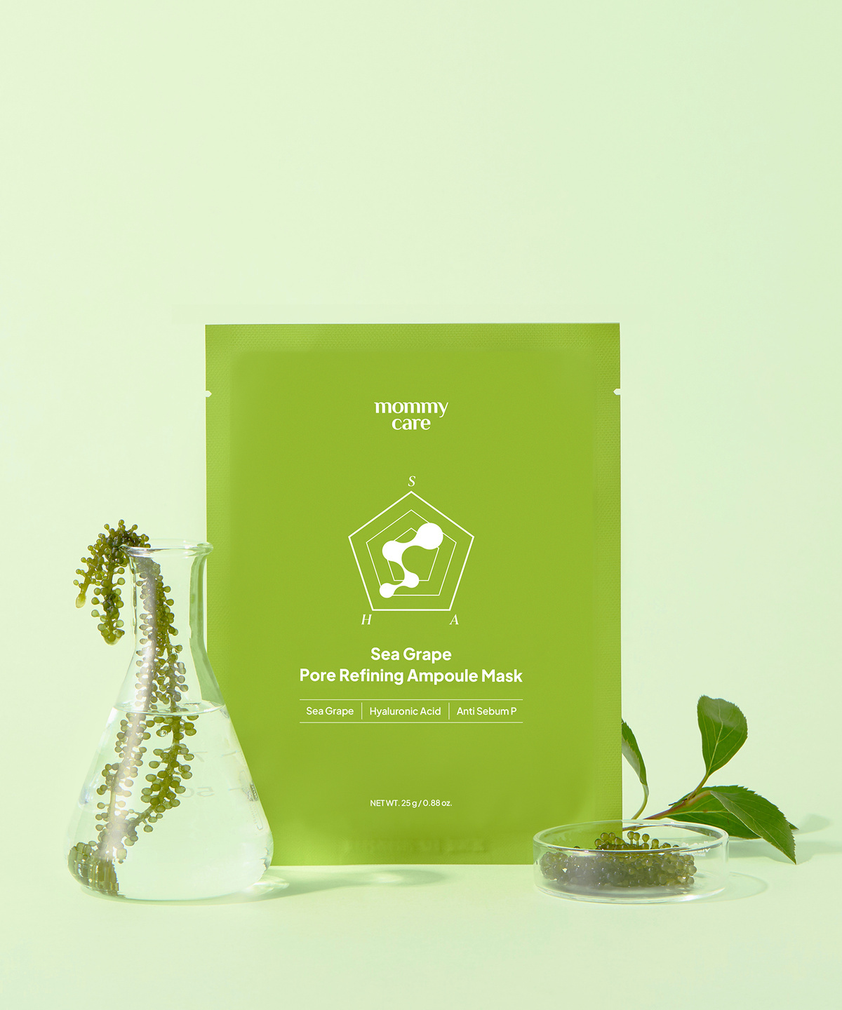 MOMMY CARE 海葡萄毛孔細致密集爆水面膜