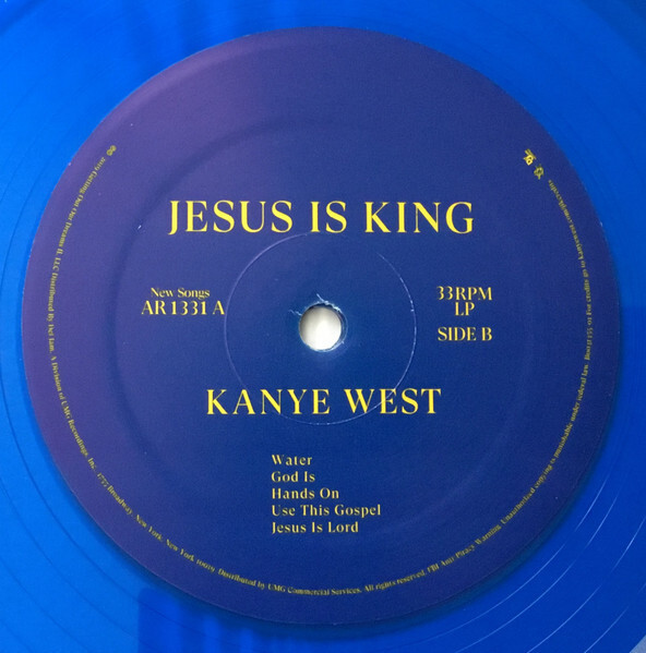 Kanye West – JESUS IS KING LP (Clear Blue)