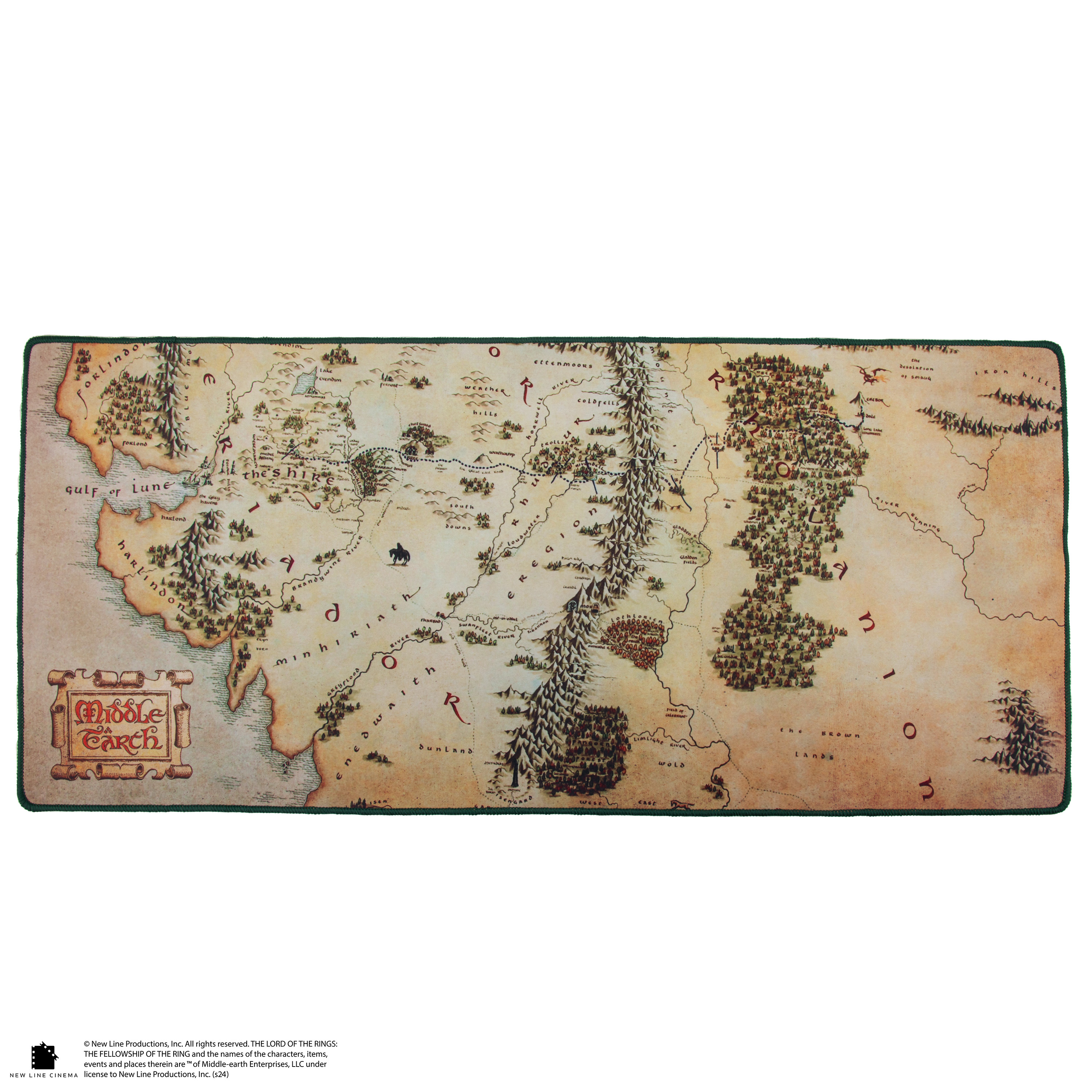 魔戒 - 桌墊 - Middle Earth Map