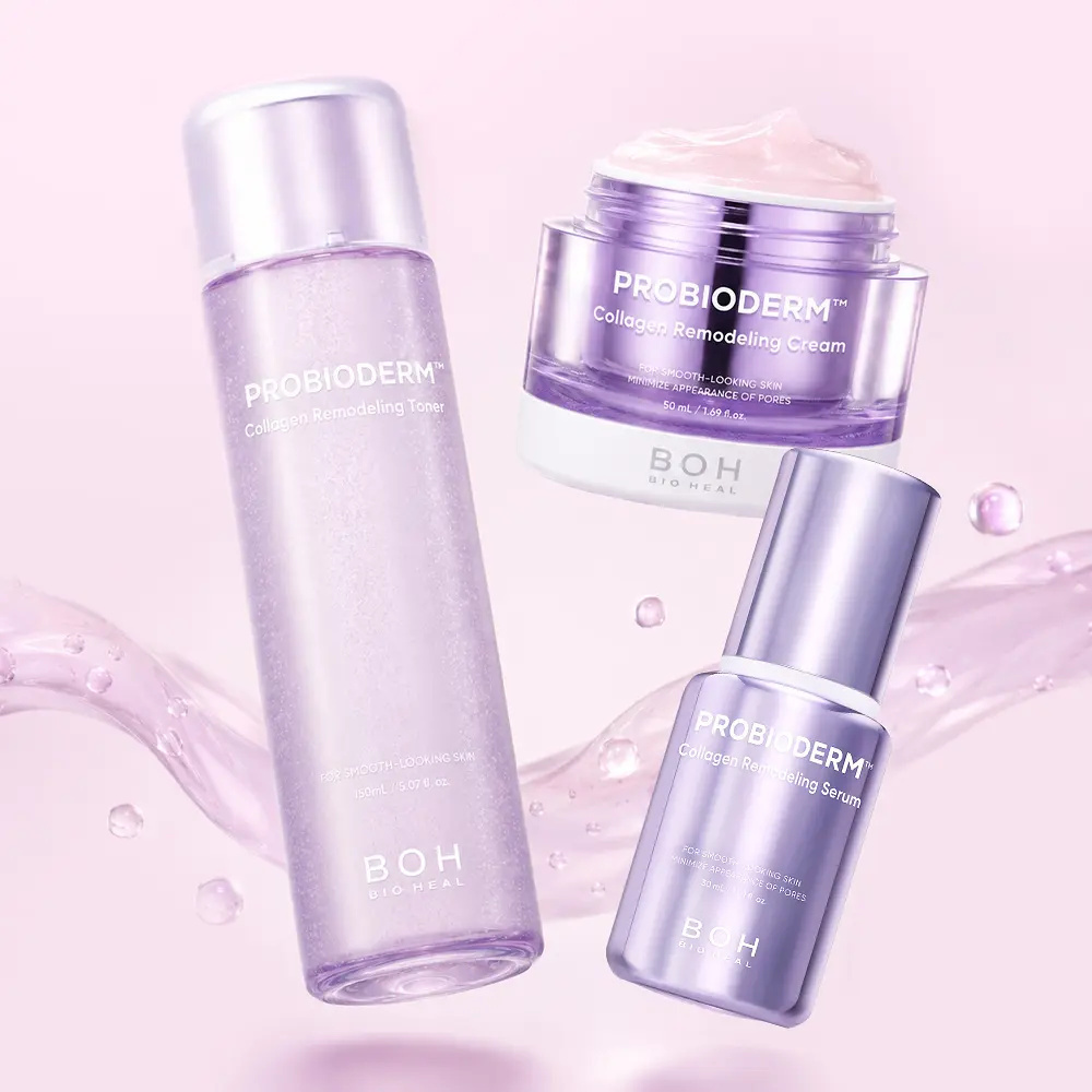 BIOHEAL BOH 益生菌膠原緊緻重塑全效抗老奢華三件套裝 (化妝水+乳液+面霜+贈品)