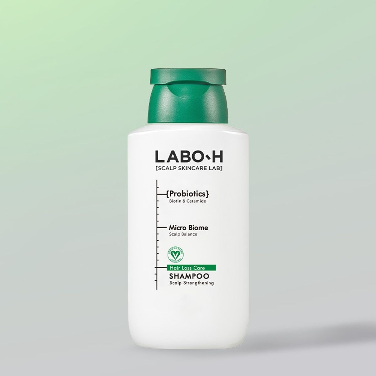 【緩解脫髮症狀】LABO-H 綠茶微生態核心強韌頭皮洗髮露 125ml