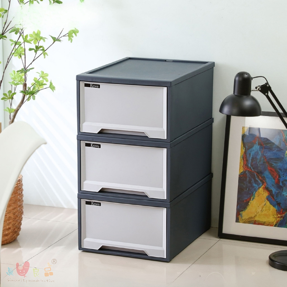聯府 KEYWAY 行家抽屜整理箱 AA301/AA302 (30L) | 大容量抽屜櫃 防塵系統收納