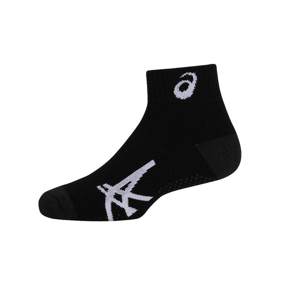 Asics 亞瑟士 3033C241-001 短筒襪 運動襪 中性款 訓練件 止滑底 厚底 透氣 黑