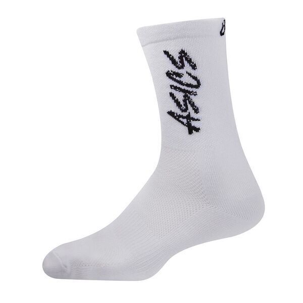 Asics 亞瑟士 3033C333-100 中筒襪 運動襪 中性款 訓練 透氣 白
