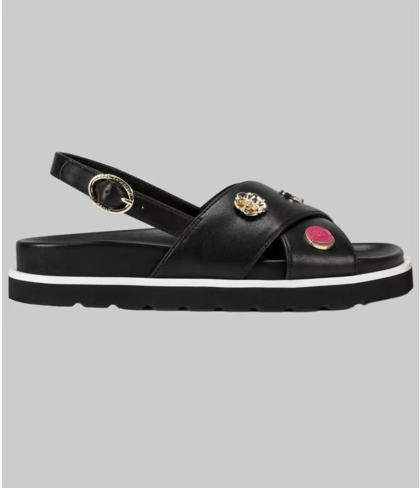 【預購】Karl Lagerfeld H071003 女裝HARLAN RAFFIA PIN 涼鞋