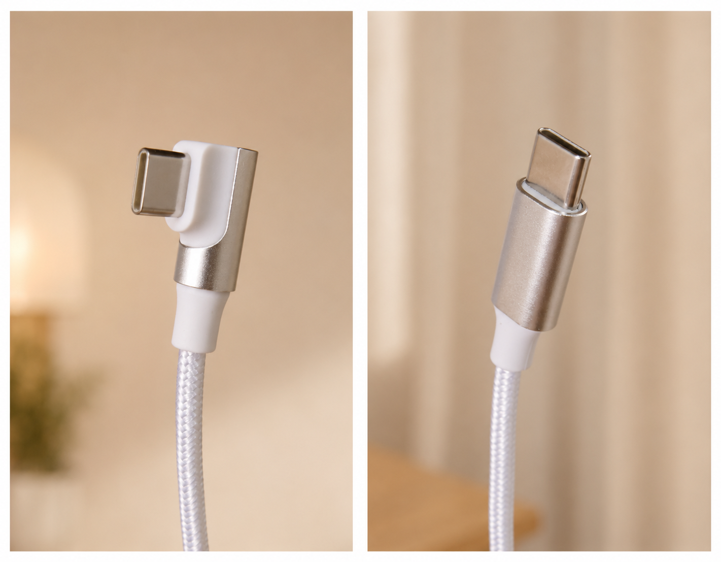 雙頭 Type-C 充電線（2米）