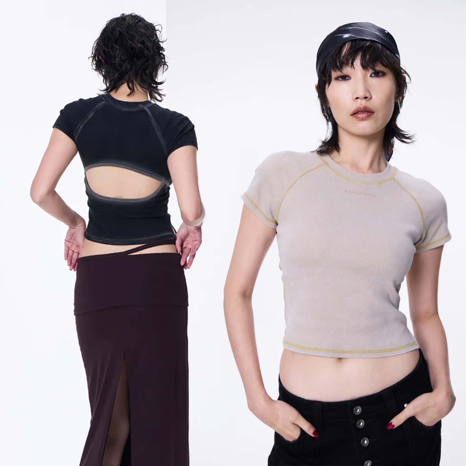 【車庫服飾】SILVER NINE Washed Open-Back logo Top 洗色露背logo上衣 / FRAGMENTS-008