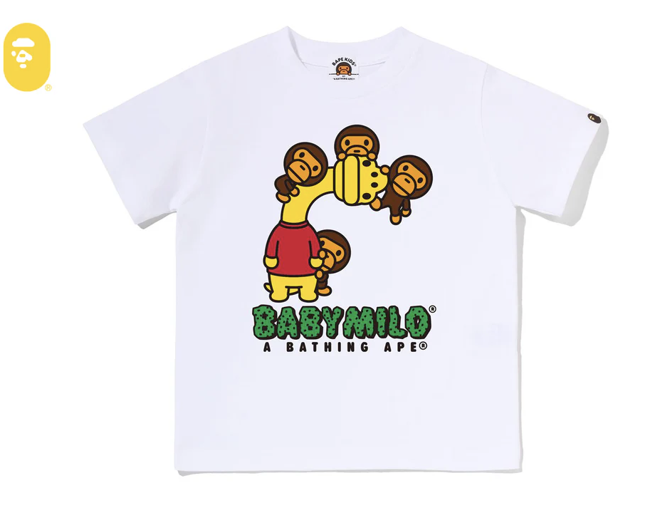 【BAPE童裝】0711發售 MILO DINOSAURS TEE