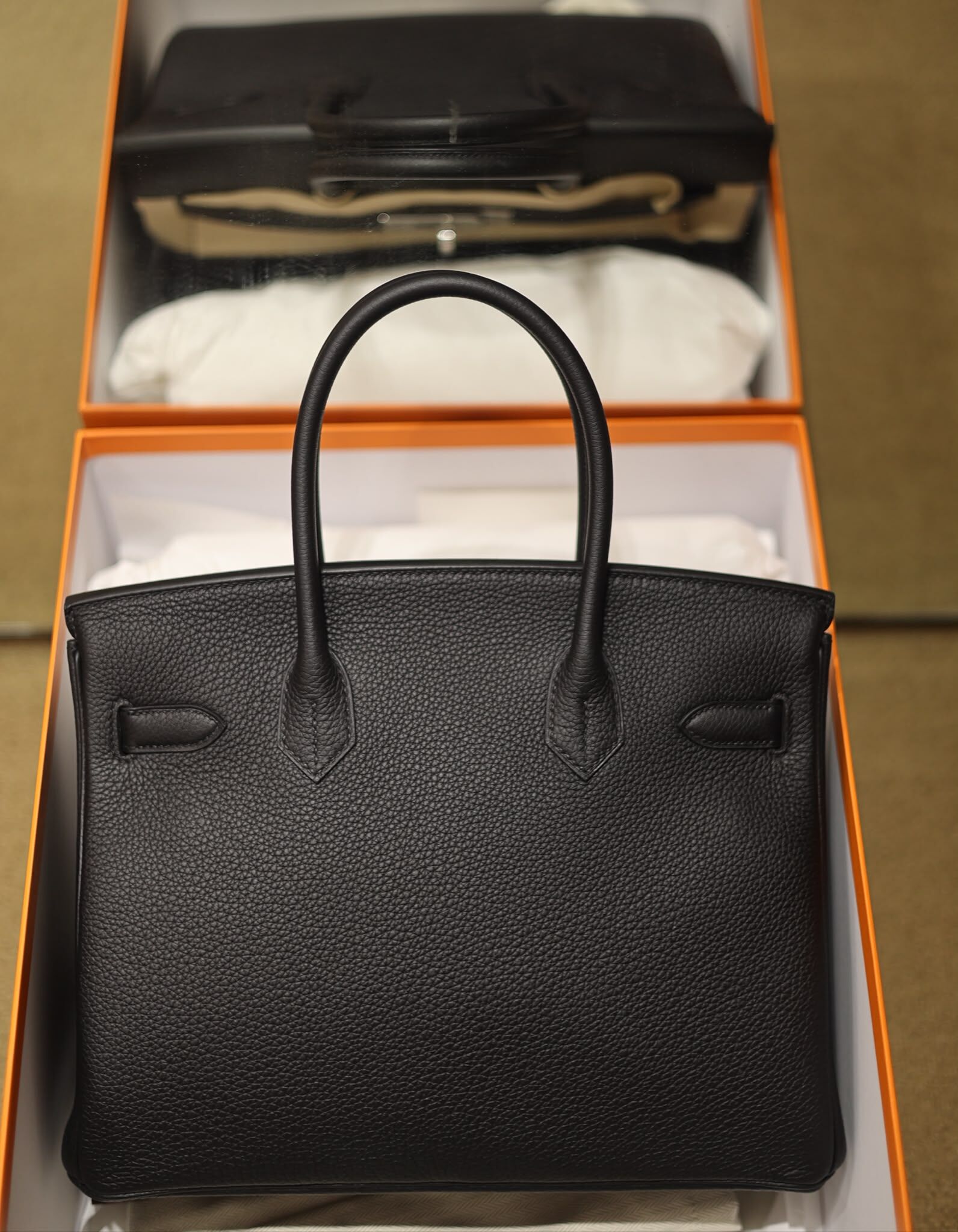 Birkin 30 89 noir ck togo G