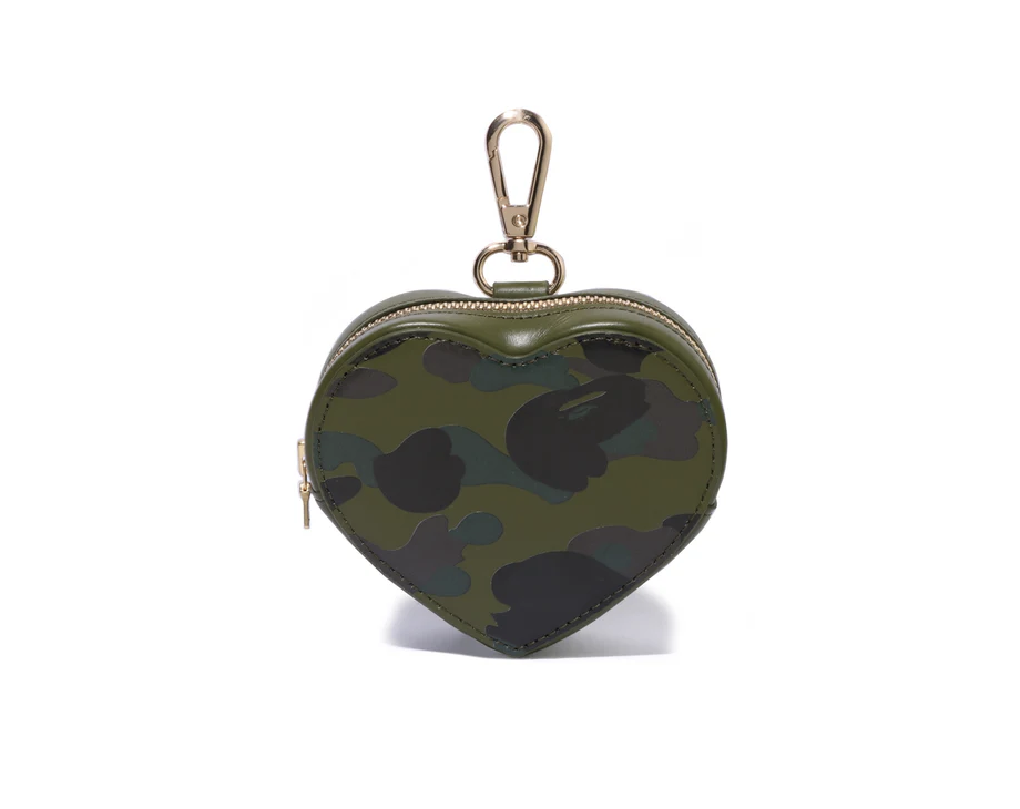 【BAPE配件】0711發售 1ST CAMO HEART SHAPED COIN CASE