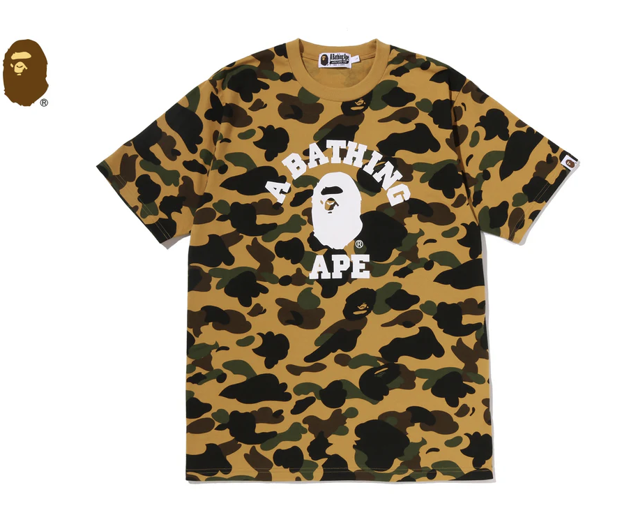 【BAPE男生】0711發售1ST CAMO COLLEGE TEE
