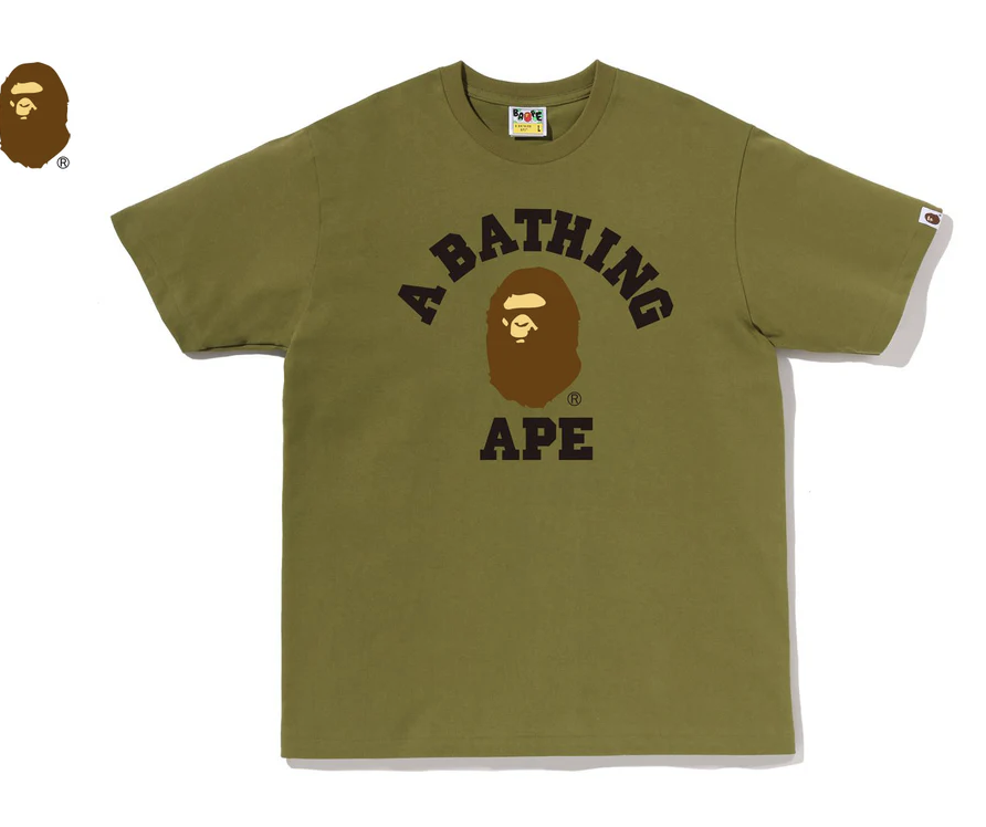 【BAPE男生】0711發售COLLEGE TEE