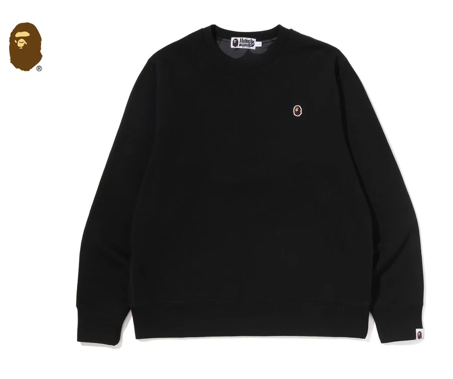 【BAPE男生】0711發售 衛衣ONE POINT CREWNECK SWEATSHIRT