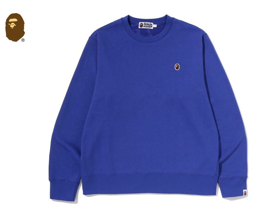 【BAPE男生】0711發售 衛衣ONE POINT CREWNECK SWEATSHIRT