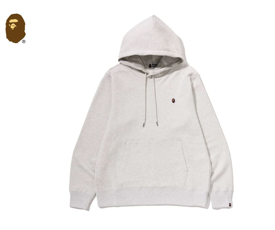 【BAPE男生】0711發售 帽TEE ONE POINT REGULAR FIT PULLOVER HOODIE