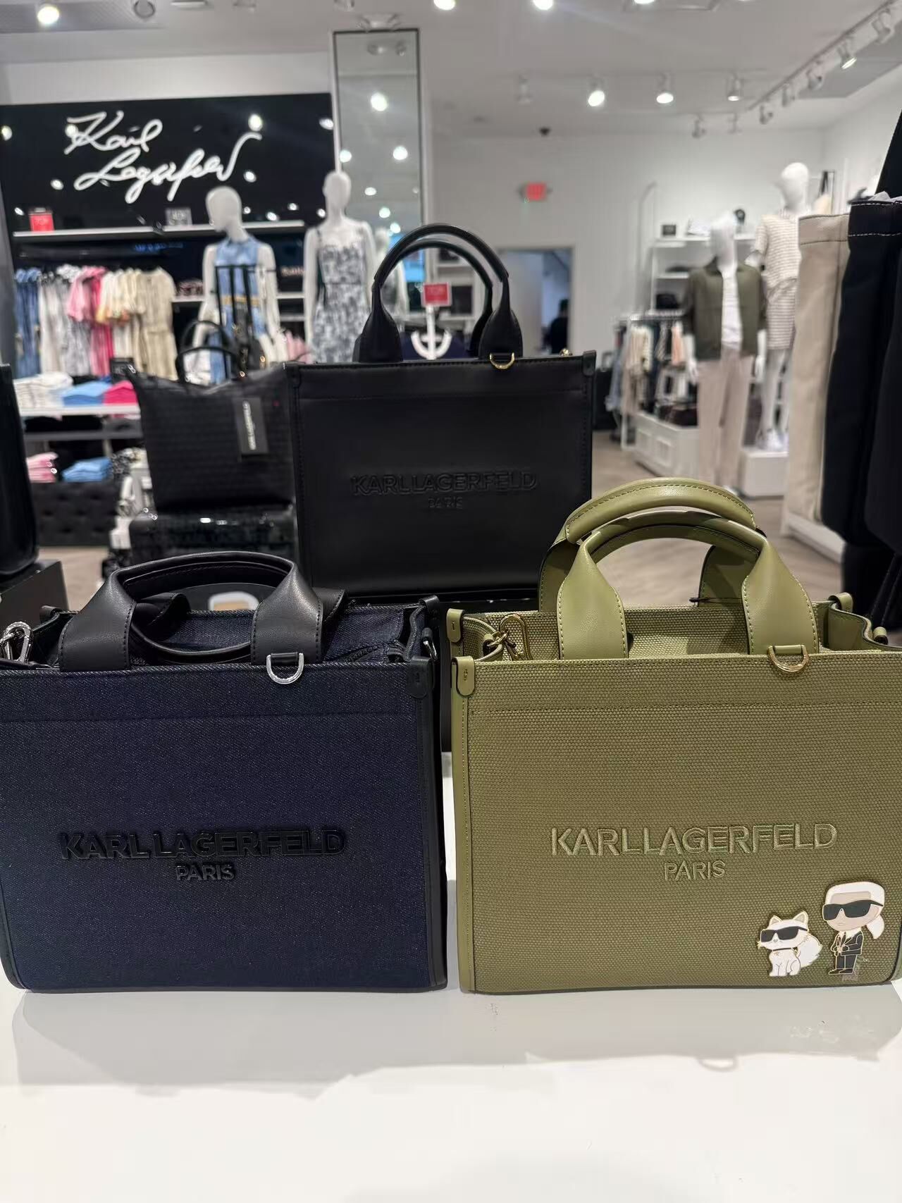 【預購】Karl Lagerfeld H071020 Kristina 小號純色托特包