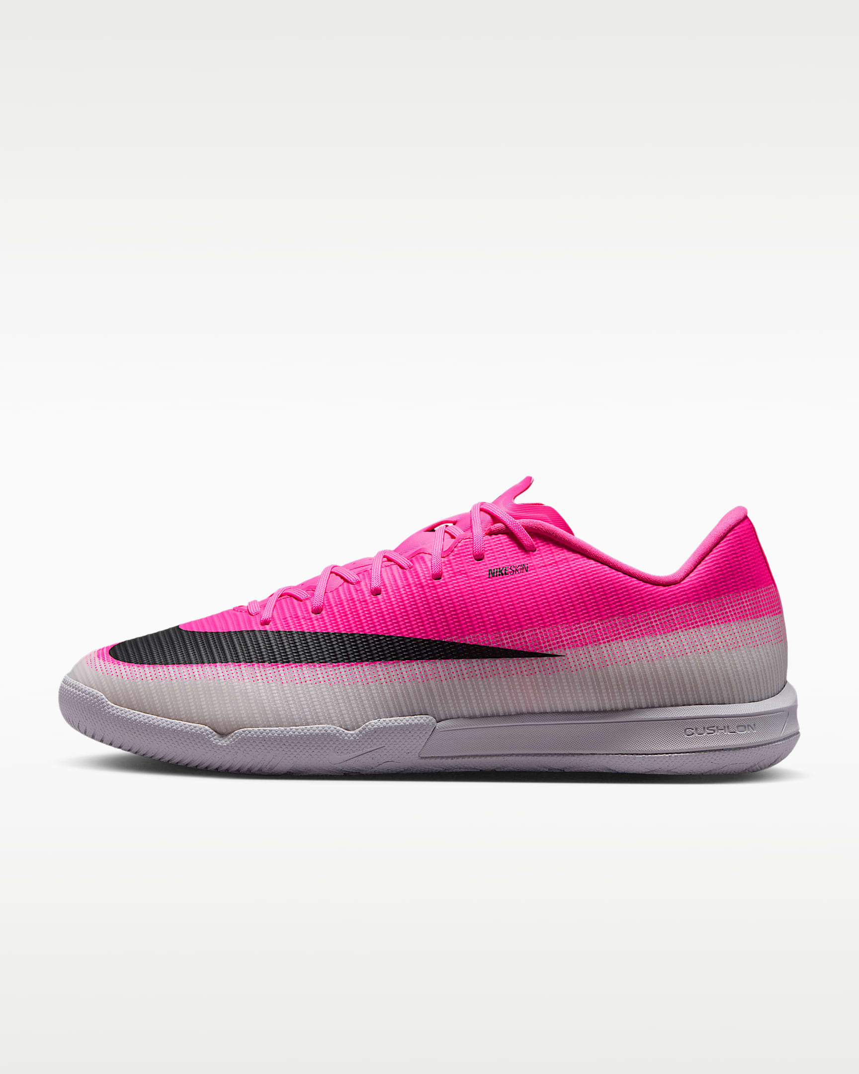 NIKE Vapor 17 Academy IC T 室内/街場足球鞋 白粉色