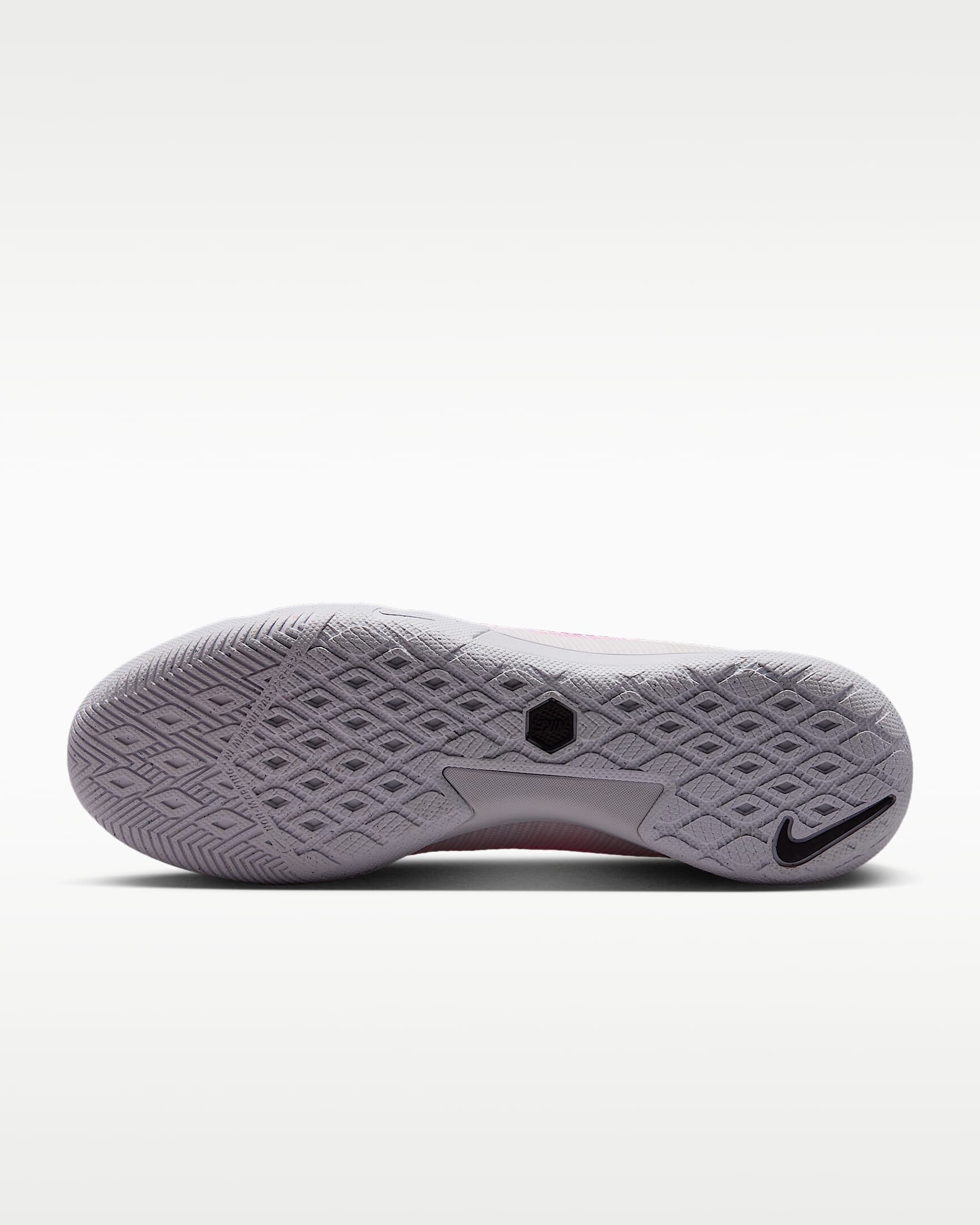 NIKE Vapor 17 Academy IC T 室内/街場足球鞋 白粉色