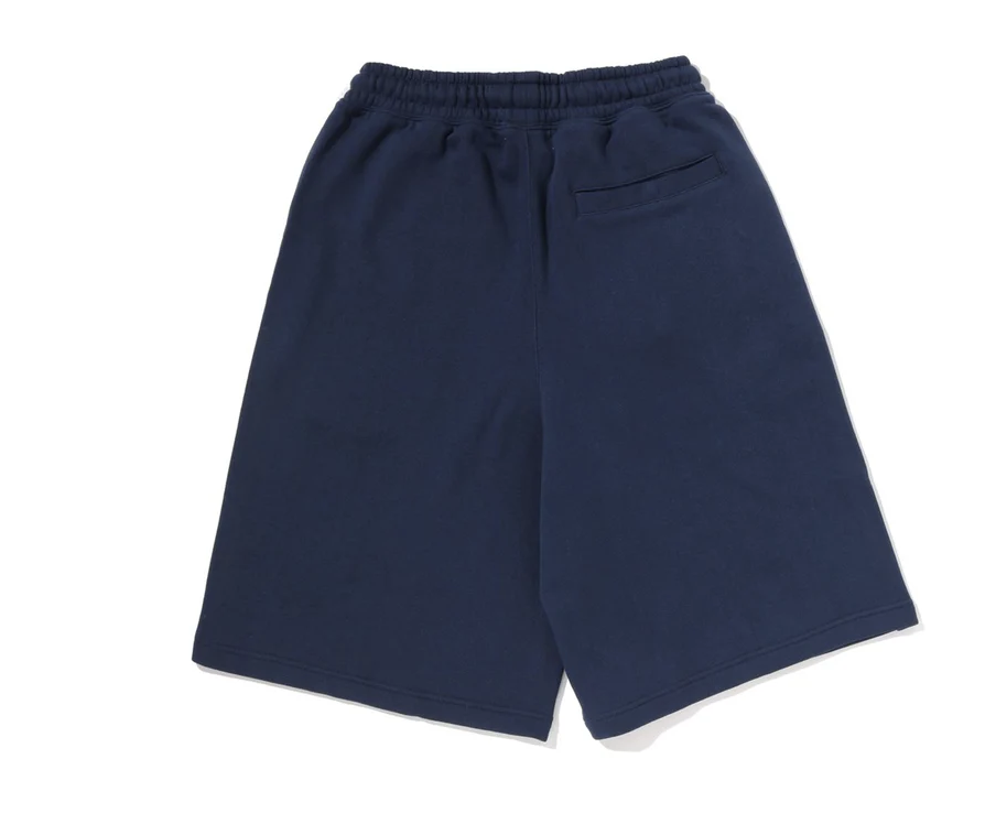 【BAPE男生】0711發售 寬版 ONE POINT KNEE LENGTH RELAXED FIT SWEAT SHORTS