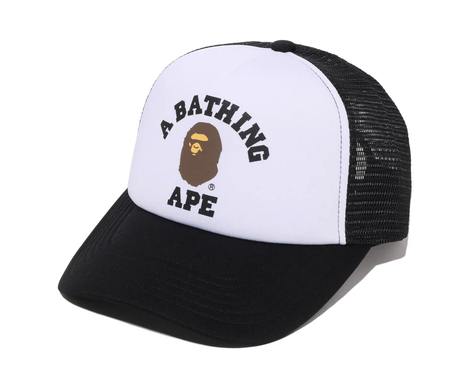 【BAPE配件】0711發售 COLLEGE MESH CAP