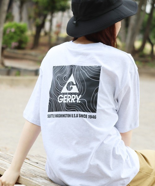 日本 Gerry Map Print T-Shirt