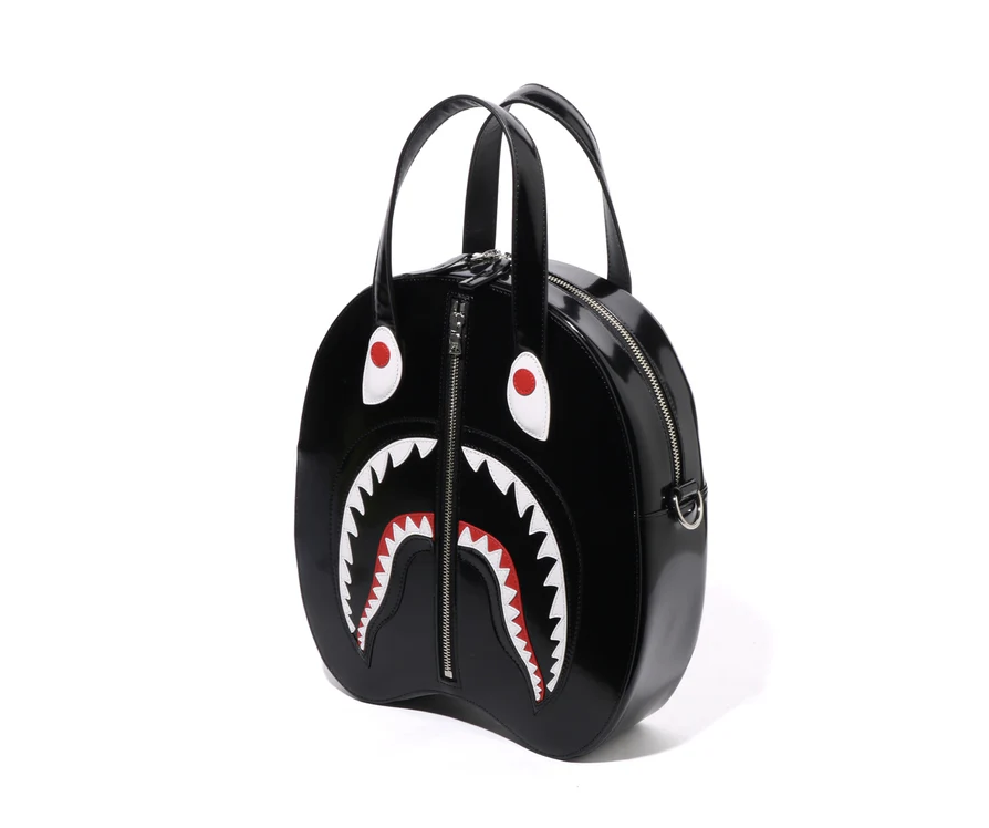 【BAPE配件】0711發售SHARK LEATHER SHOULDER BAG
