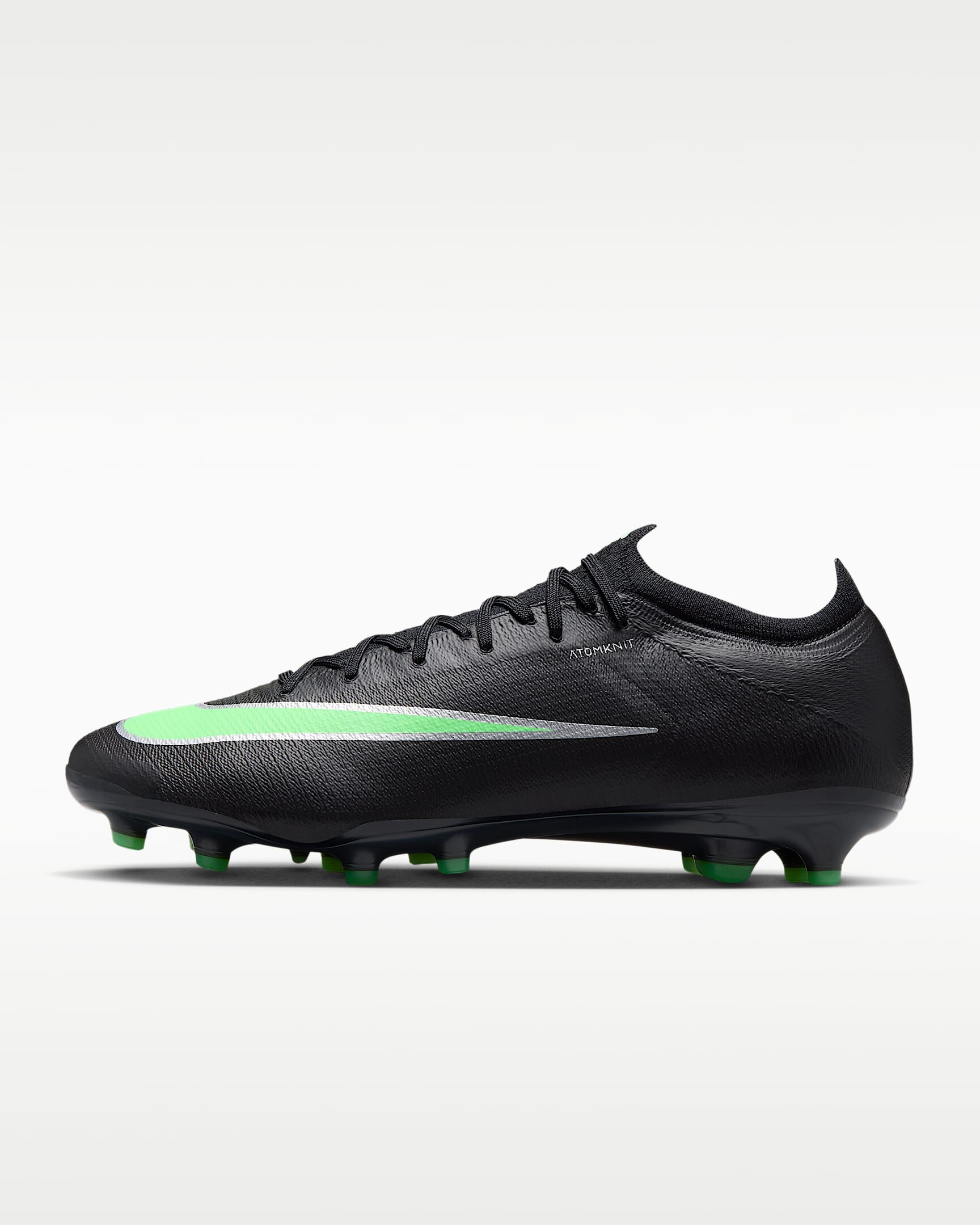 NIKE Vapor 17 Elite AG-PRO 仿草/草地足球鞋 黑綠色