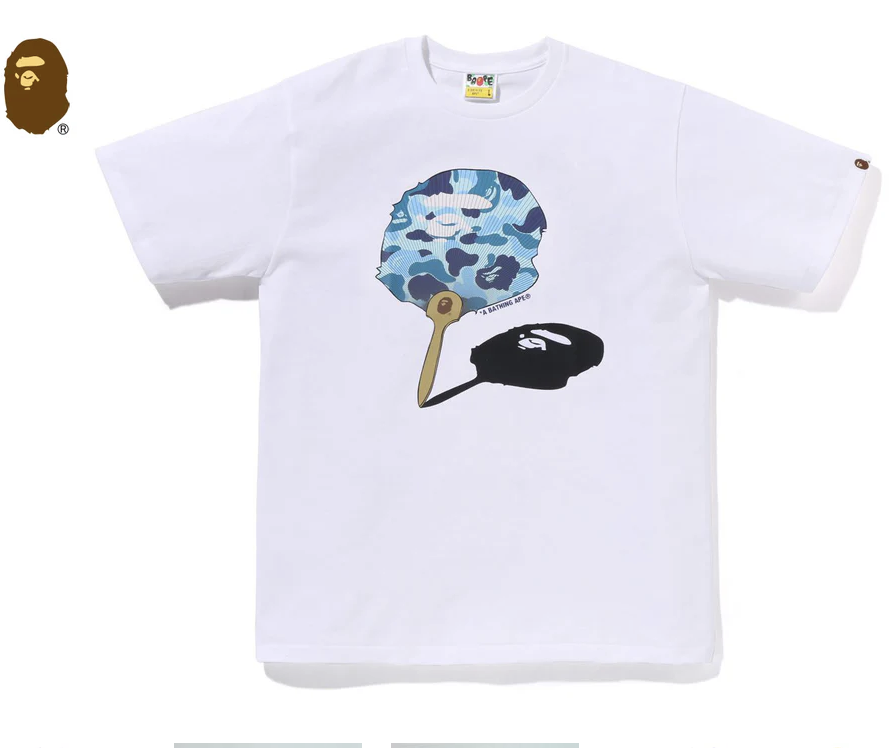 【BAPE夏日祭典限定】0711發售ABC CAMO JAPANESE FAN APE HEAD TEE