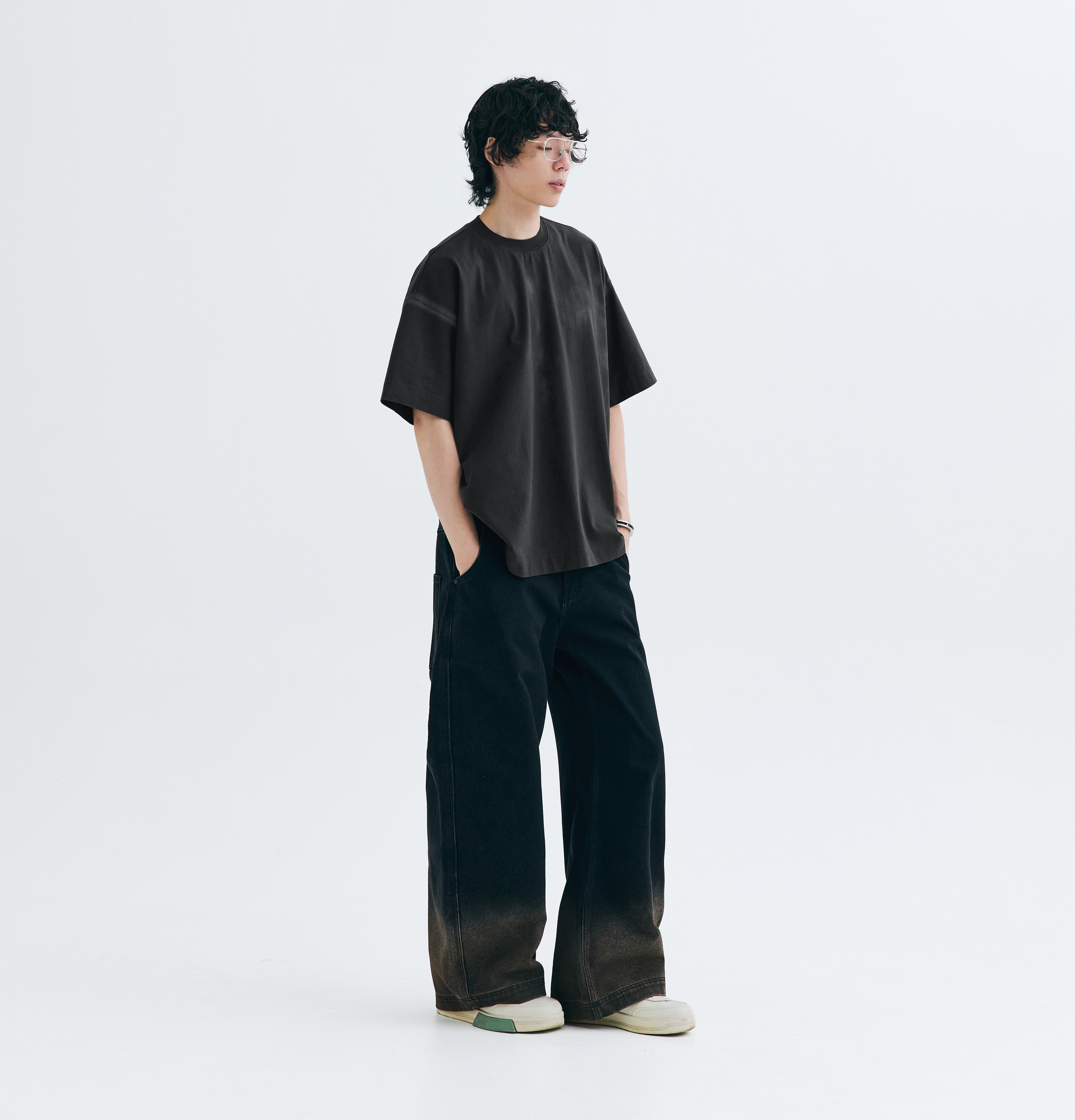 MELSIGN - Dizzy Fuzzy Tee - D-Gray