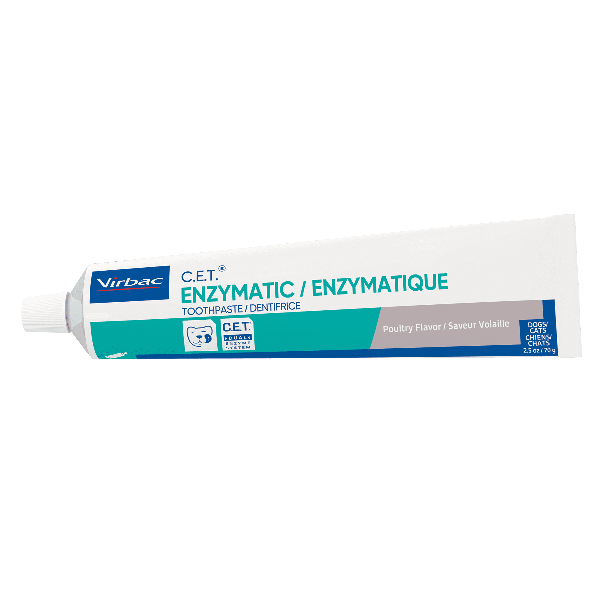 Virbac C.E.T. Enzymatic Toothpaste For Dogs & Cats (Chicken Flavour) 70g