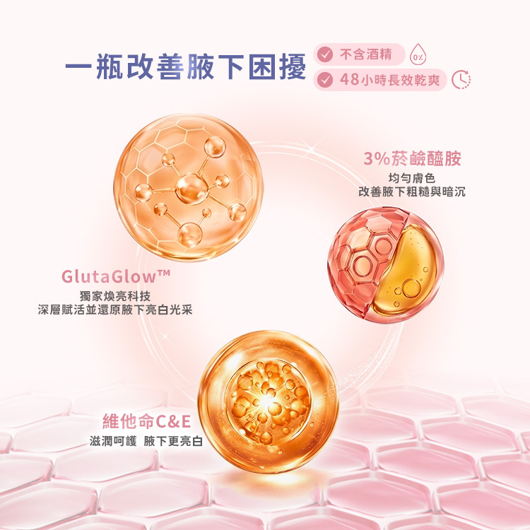 Vaseline凡士林 制汗爽身精華香體露 45ml 公司貨【AU041】