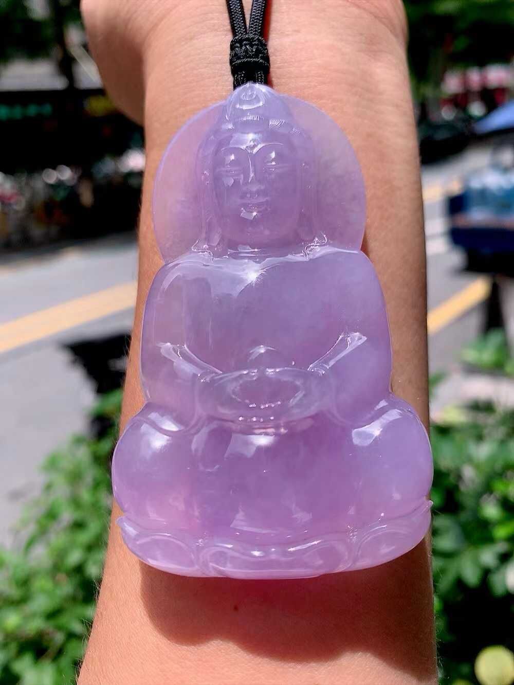 62842 翡翠高冰紫羅蘭觀音