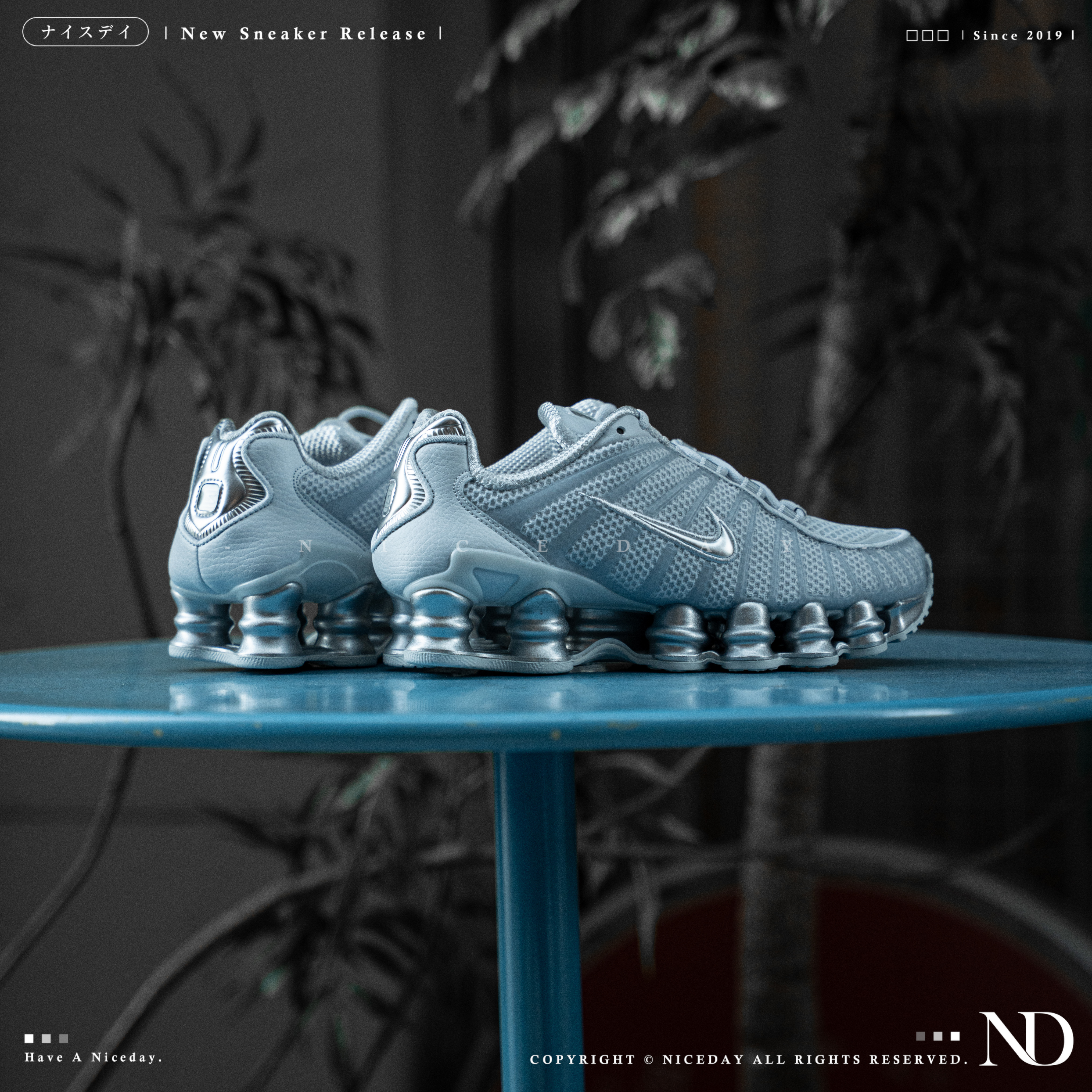 NICEDAY 代購 Nike Shox TL 淺藍 天藍 藍 水藍 彈簧 IH2559-002