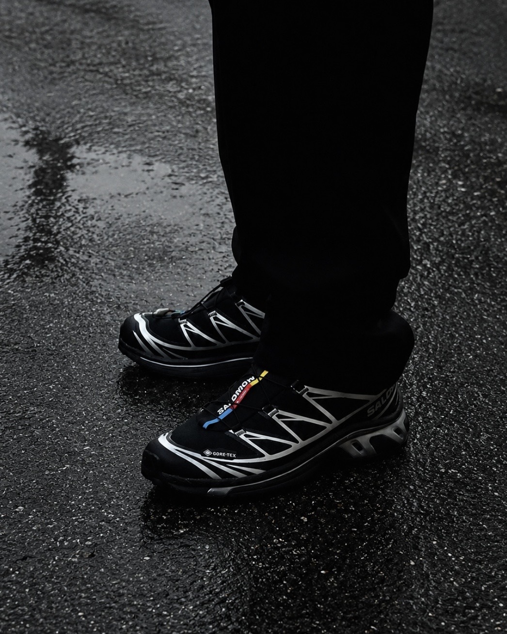 【逢甲 FUZZY】Salomon Xt-6 Gore-Tex "Black Silver" 黑銀 登山 防水鞋 474506