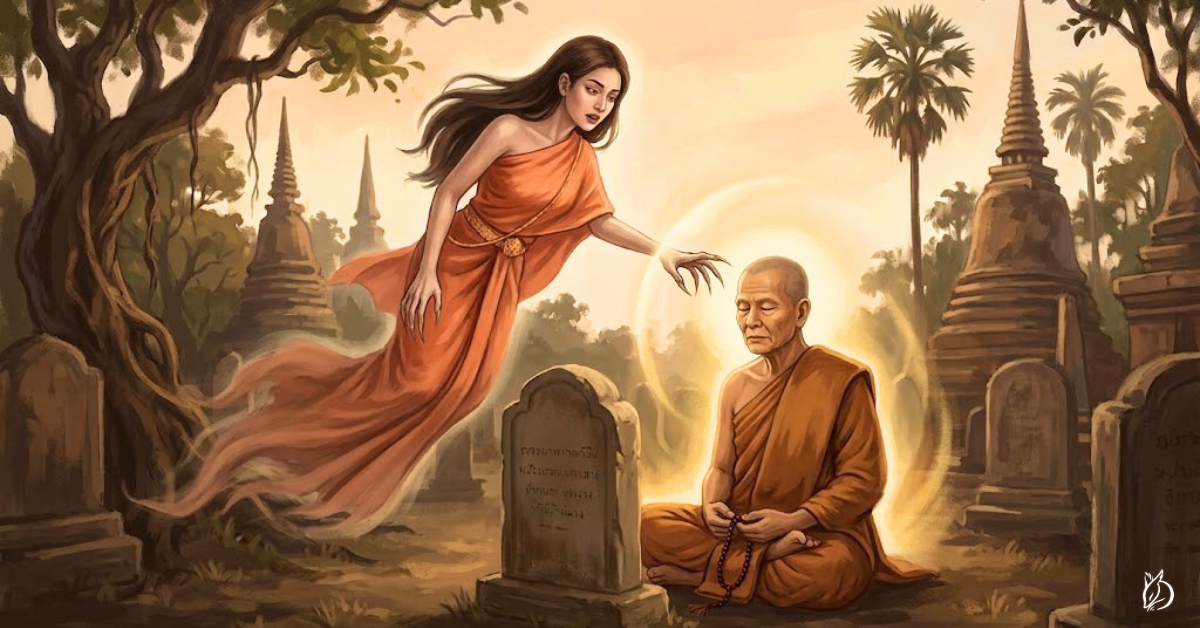 泰國歷史上最著名的怨靈,叫娜娜(Mae Nak Phra Khanong)。她是帕卡儂地區的一位女子,因難產而母子雙亡。在泰國傳統信仰中,難產而亡的女性是怨氣最深重、法力最難馴服的靈體之一,泰文稱為「母子雙亡厲鬼」(Pee Tai Tang Klom)。