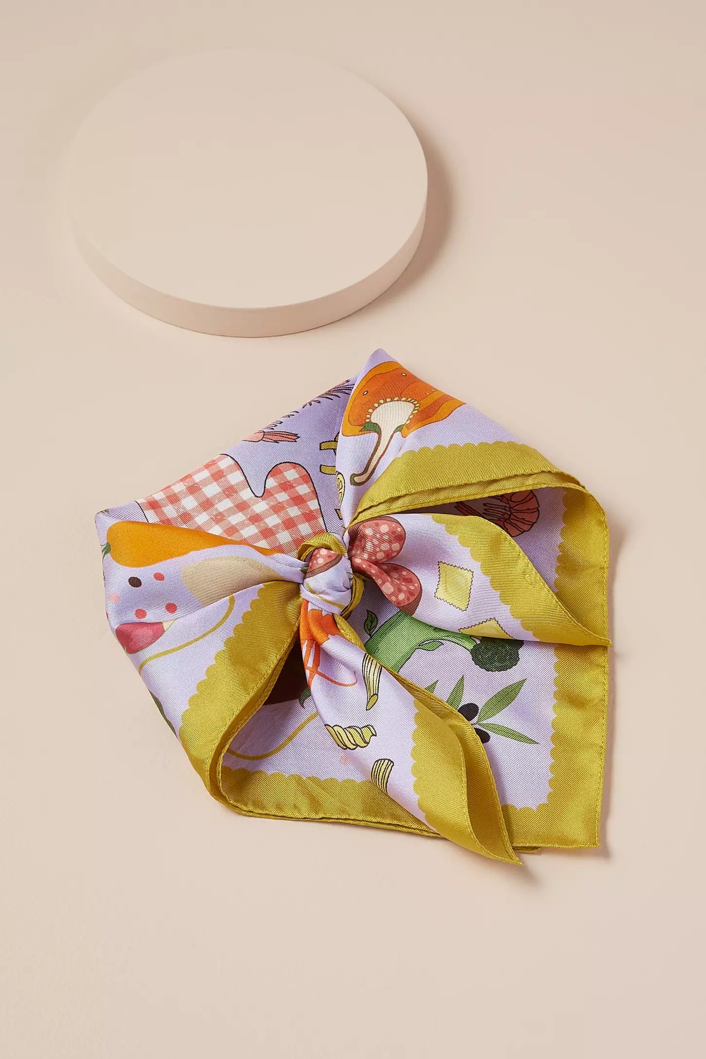 Karen Mabon Silk Scarf Chef's Table
