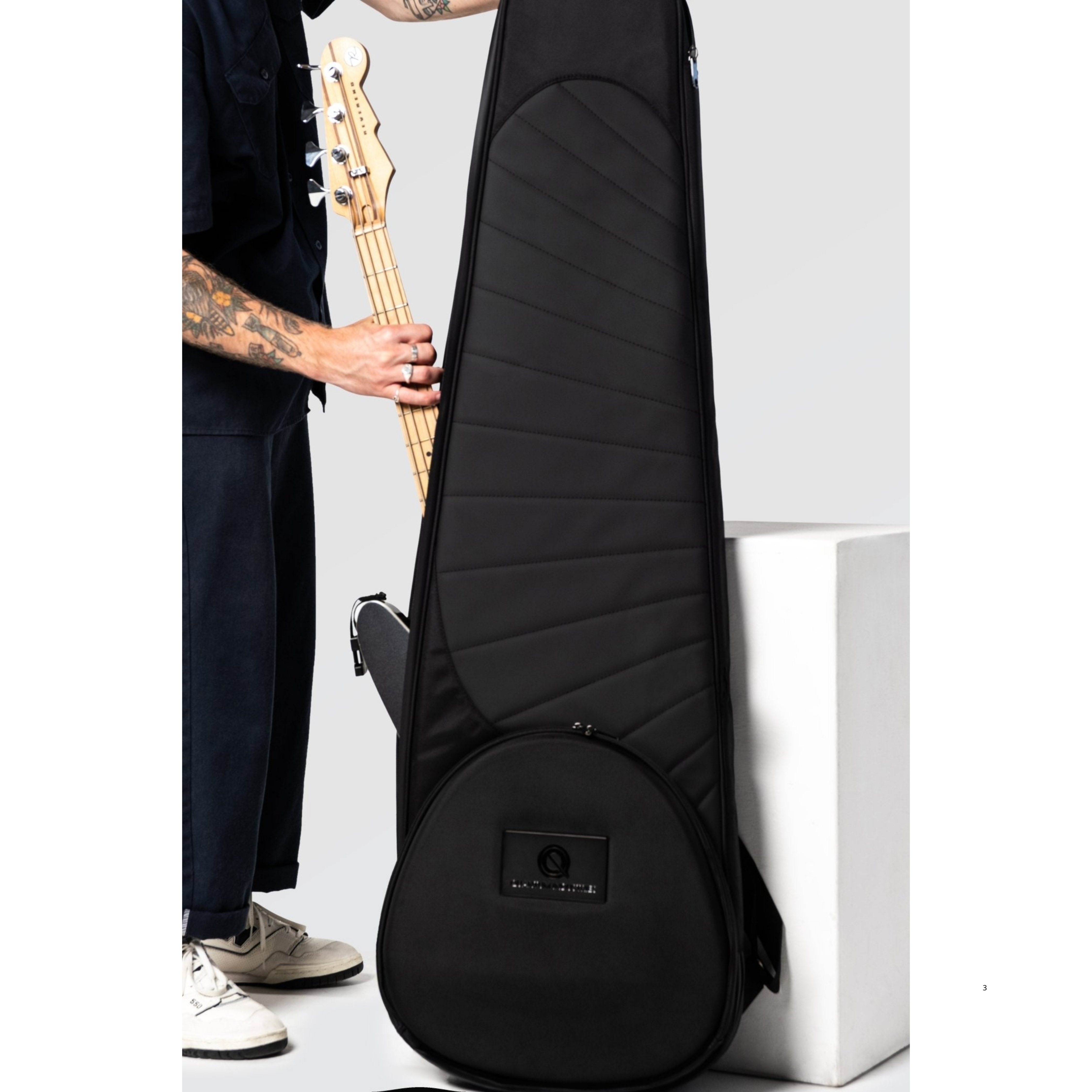 Quantum Industries B80K 八幡神系列 Quin-B80K 專業防護 密碼鎖 防潑水 電貝斯袋