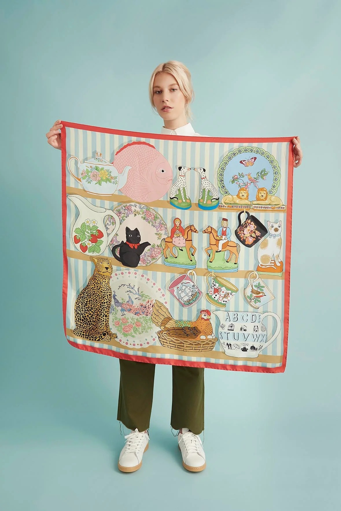 Karen Mabon Silk Scarf Self Life