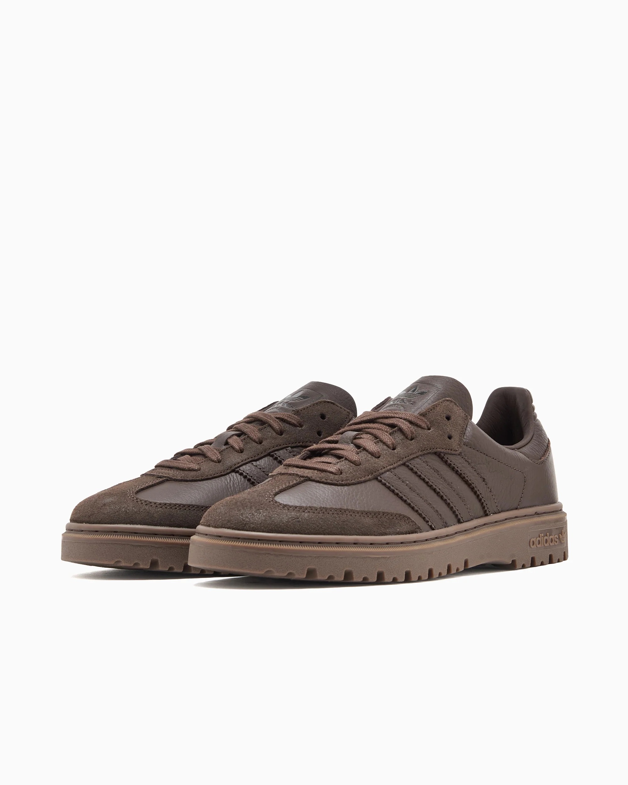 【adidas SAMBA LX FREIZEIT 休閒鞋款 - 皮革咖啡 】