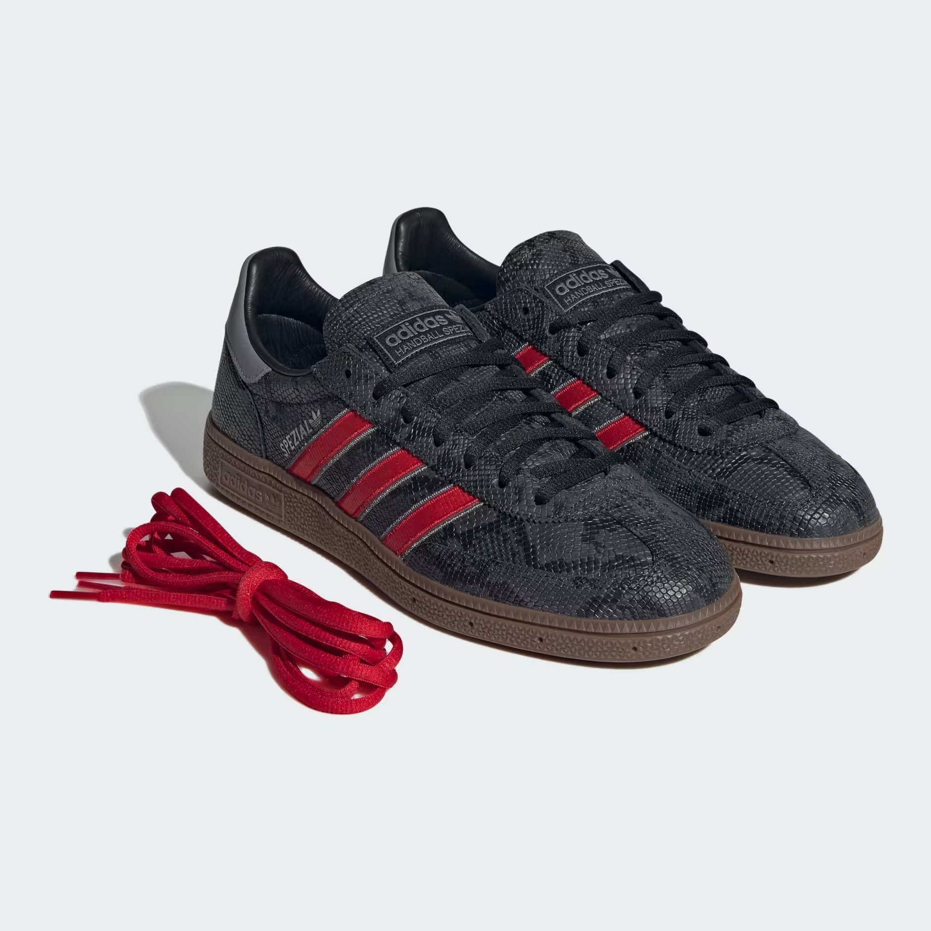 【adidas HANDBALL SPEZIAL 經典鞋款 - 蛇紋黑紅】