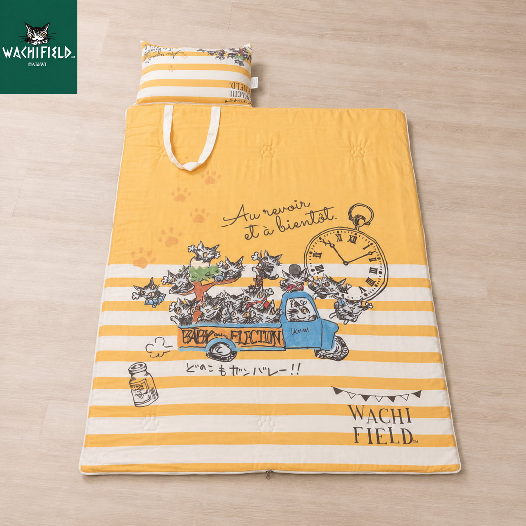 【新品】【Wachifield 正版】達洋貓書包睡袋｜瓦奇菲爾德「達洋嘉年華」天絲涼感面料 (可機洗)