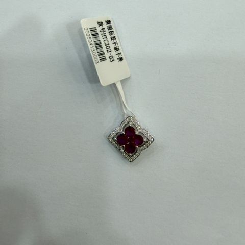 OTH-JJG0710-032 【連鏈連盒連證書】S925紅寶石吊墜-HTC202-03 (A32)