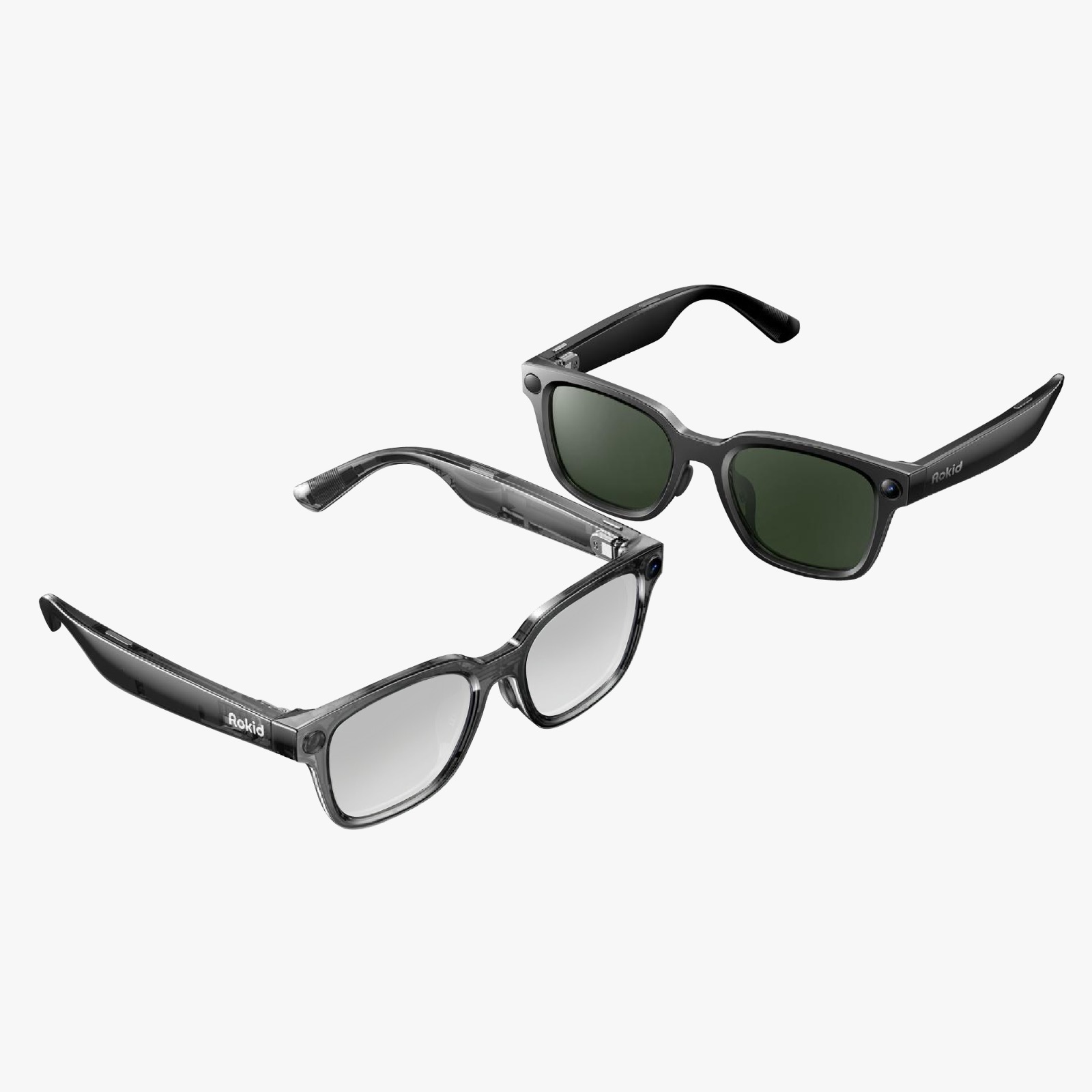 Rokid Ai Glasses Neo 灰透色（附平光透明鏡片）