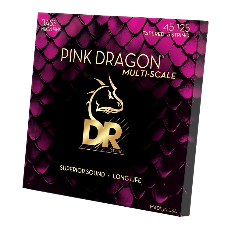 DR Pink Dragon 四弦／五弦 貝斯弦
