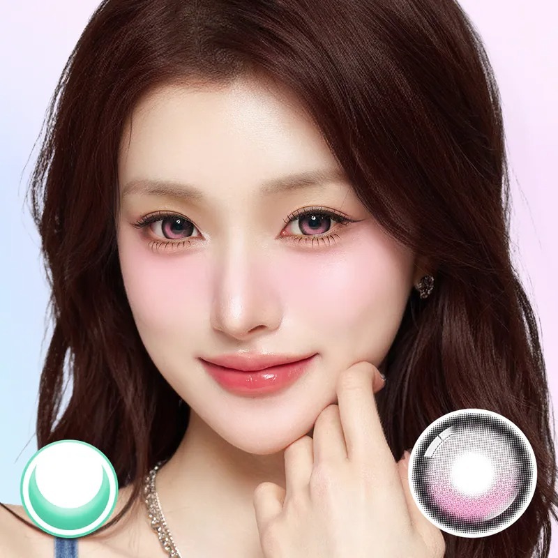 [14.2mm] Lenbling Mega Pureble 1 Month｜月拋彩妝隱形眼鏡｜每盒2片