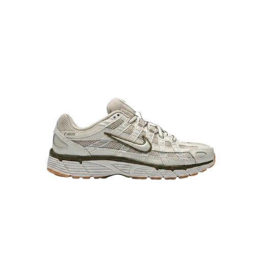 [In-Stock] Nike P-6000 Light Bone Medium Olive Gum (S) │BV1021-016