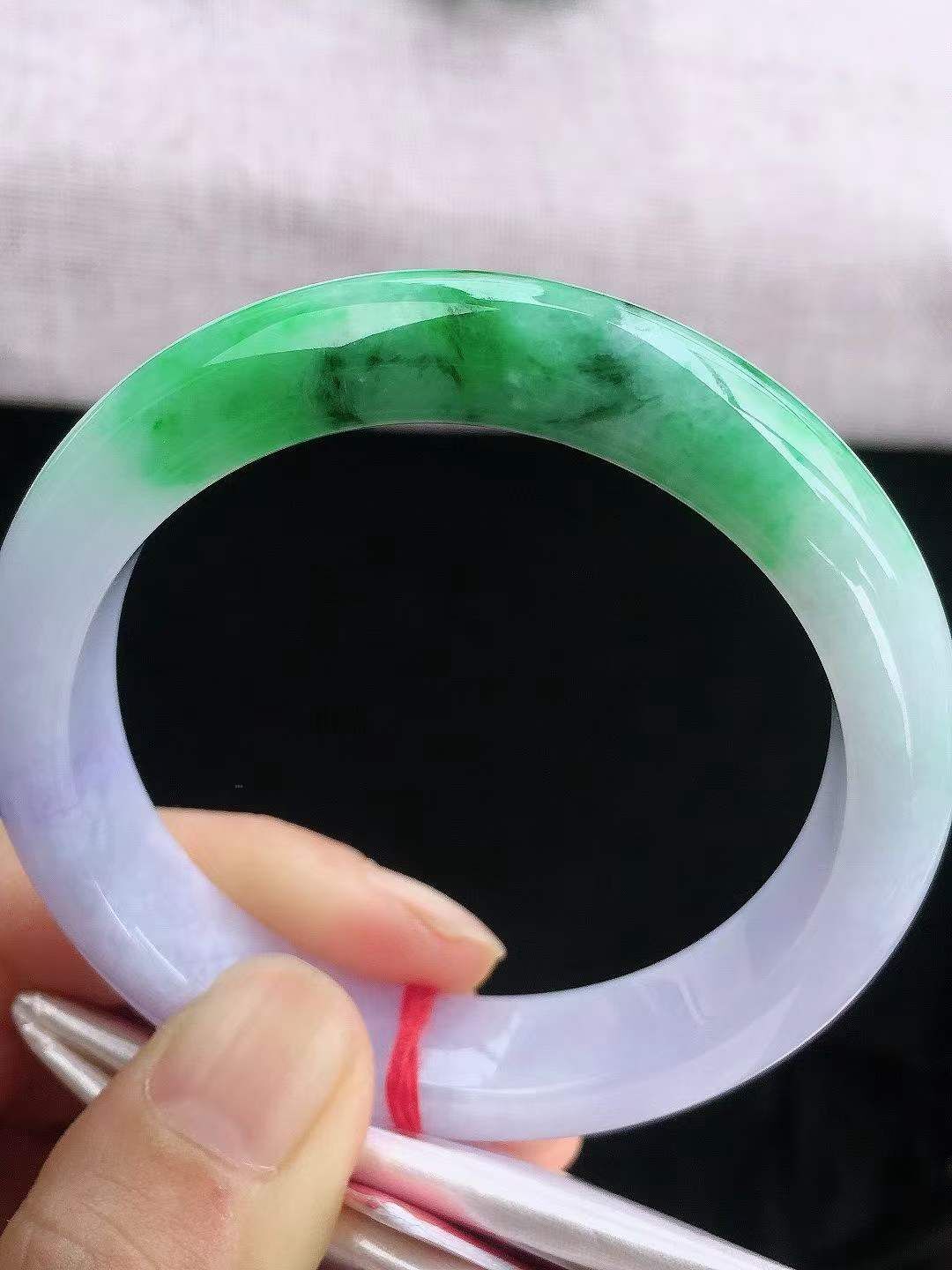 春彩正圈翡翠手鐲,天然翡翠A玉, 緬甸玉, Jade, Jadeite
