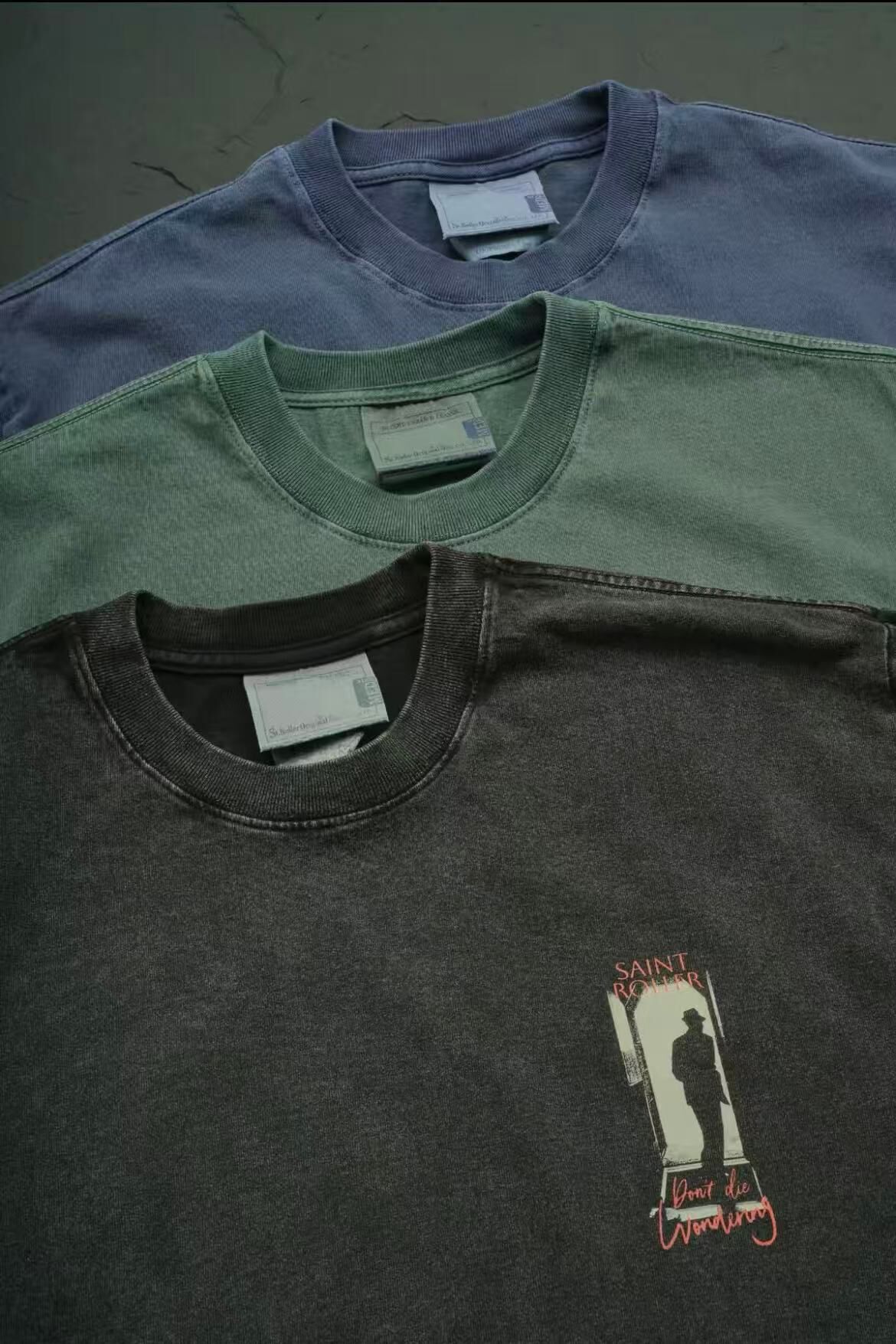 ST. ROLLER TEE SRTE82601001 DARK GREEN