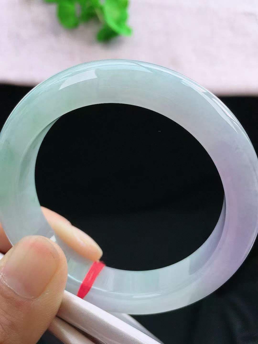 6285848 53mm紫羅蘭正圈翡翠手鐲 (52-54)